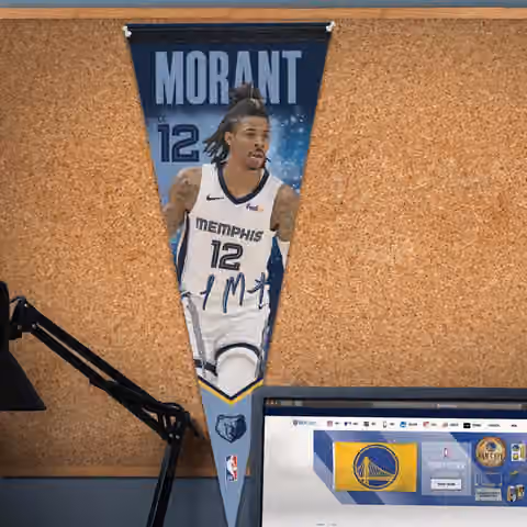 Ja Morant Memphis Grizzlies WinCraft Premium NBA Pennant view 3