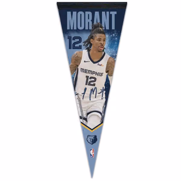 Ja Morant Memphis Grizzlies WinCraft Premium NBA Pennant view 1