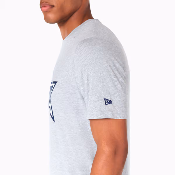 Dallas Cowboys Team Logo New Era NFL T-Shirt Grey view 4
