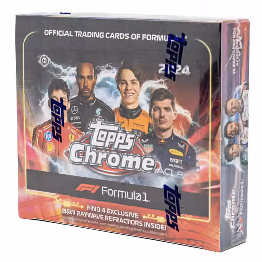 2024 Topps Chrome Formula 1 Racing (Formel 1) F1 Qualifying Lap Hobby Box view 1