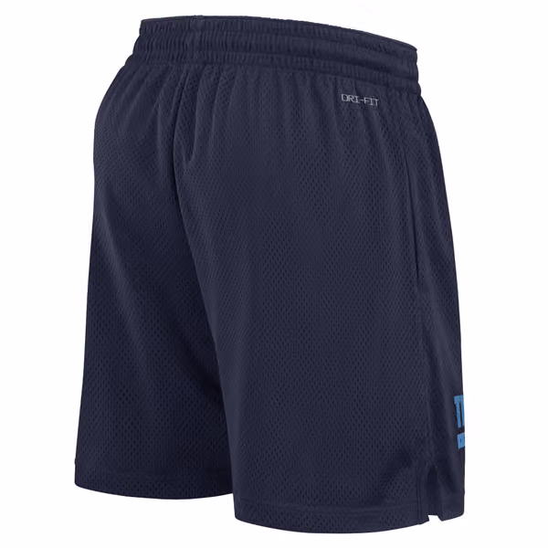 Tennessee Titans 2024 NFL Sideline Mesh Nike Dri-FIT Shorts Navy view 2