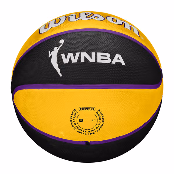 Los Angeles Sparks Wilson Team Tribute WNBA Basketball (Size 6) view 2