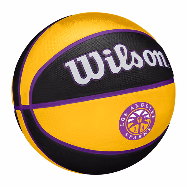 Los Angeles Sparks Wilson Team Tribute WNBA Basketball (Size 6) view 5