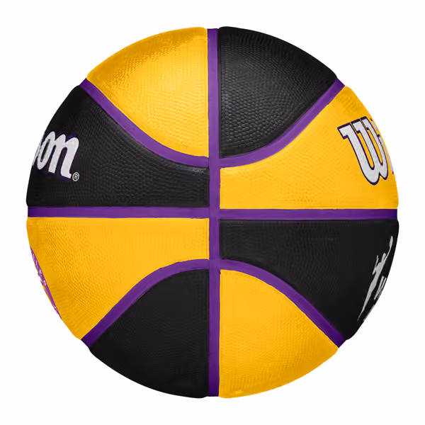 Los Angeles Sparks Wilson Team Tribute WNBA Basketball (Size 6) view 4