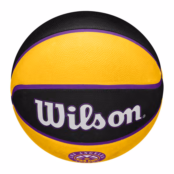 Los Angeles Sparks Wilson Team Tribute WNBA Basketball (Size 6) view 3
