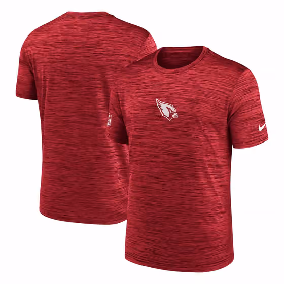 Arizona Cardinals 2025 NFL Sideline Nike Velocity Performance T-Shirt Red view 1