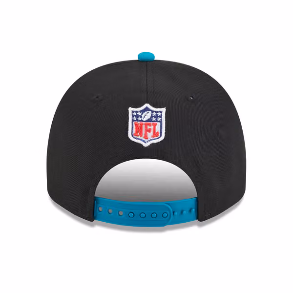 Jacksonville Jaguars 2025 NFL Draft New Era 9FIFTY A-Frame Snapback Cap Black view 2