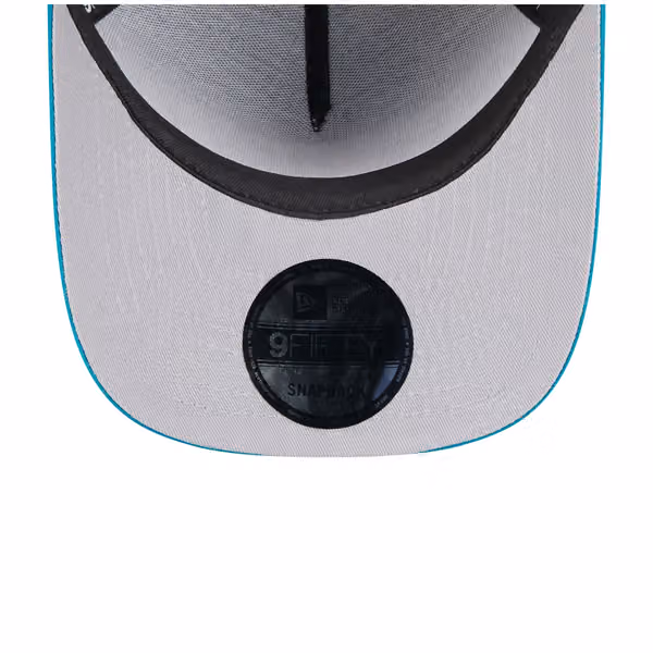 Jacksonville Jaguars 2025 NFL Draft New Era 9FIFTY A-Frame Snapback Cap Black view 6