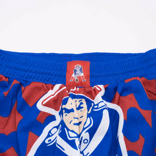 New England Patriots Mitchell & Ness Jumbotron 2.0 NFL Shorts view 4