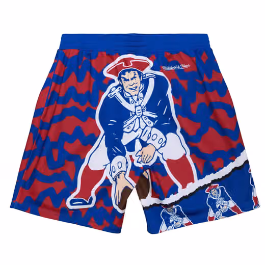 New England Patriots Mitchell & Ness Jumbotron 2.0 NFL Shorts view 2