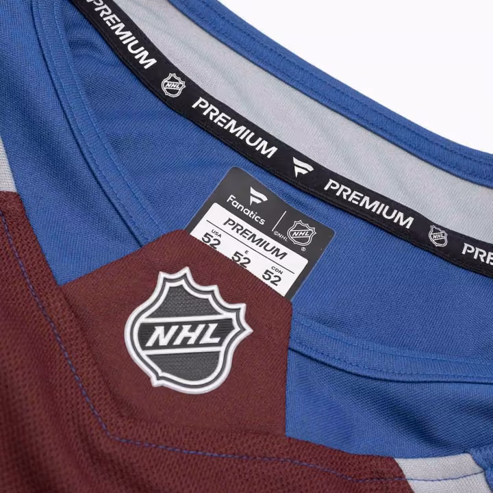 Nathan MacKinnon #29 Colorado Avalanche Premium NHL Jersey Home Burgundy view 5