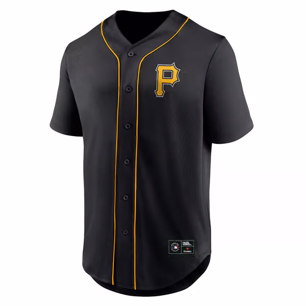 Pittsburgh Pirates Fanatics Foundation MLB Fan Jersey Black view 2