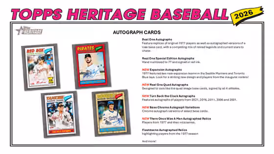 2026 Topps Heritage Baseball MLB Hobby Box view 6