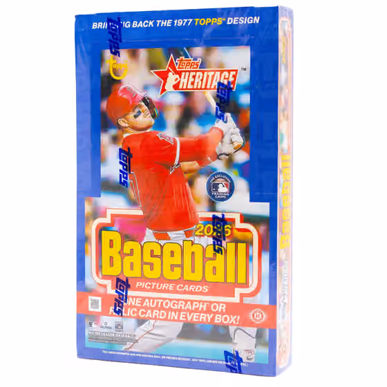 2026 Topps Heritage Baseball MLB Hobby Box view 1