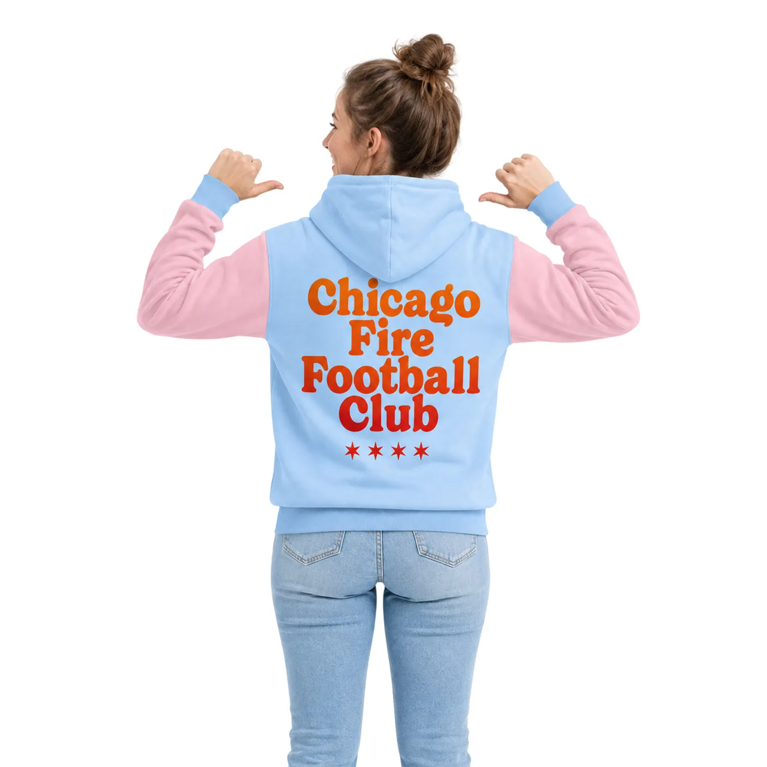 Chicago Fire Light Blue Hoodie Trendy Style Fan Gear