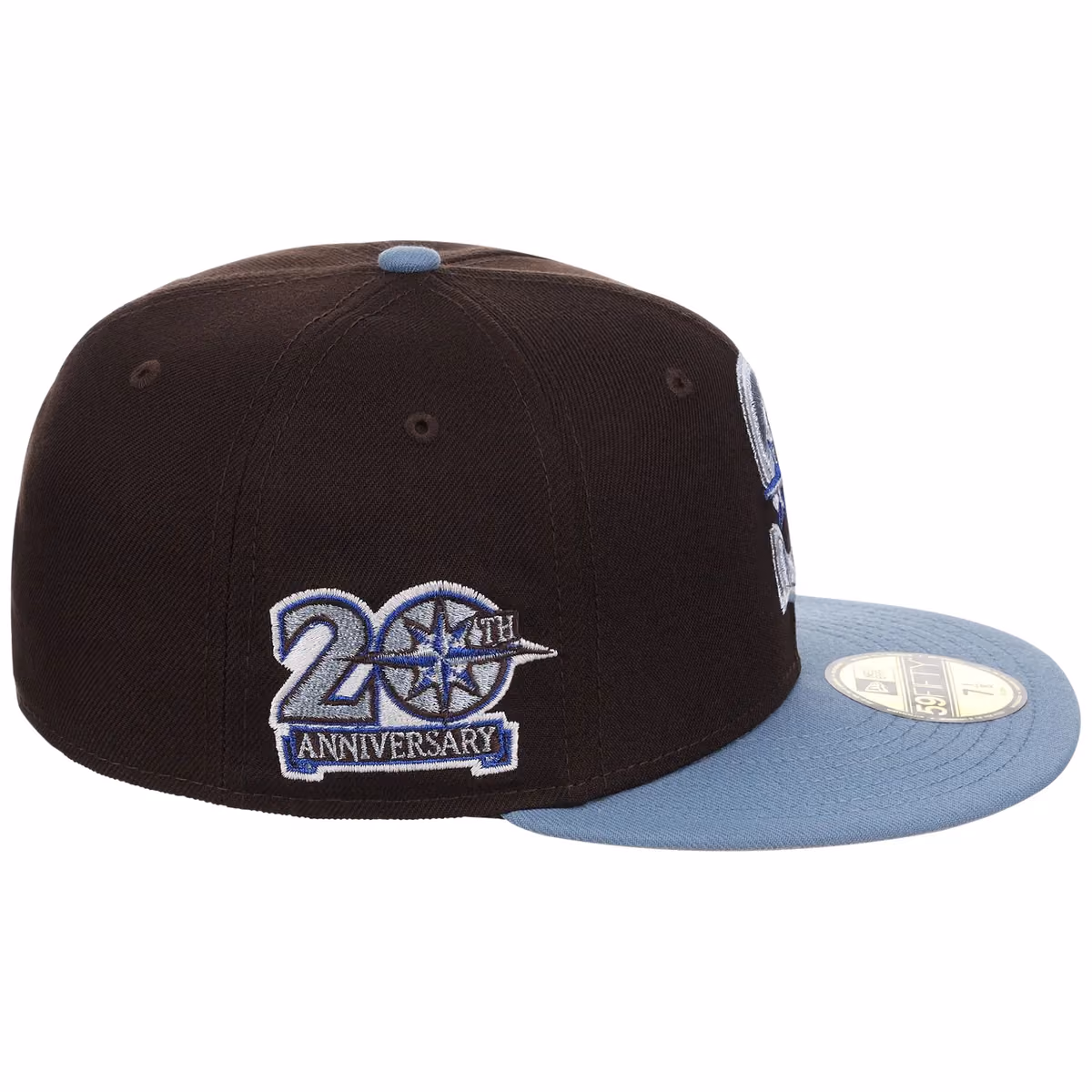Seattle Mariners MLB Driftwood Fade New Era 59FIFTY detail view