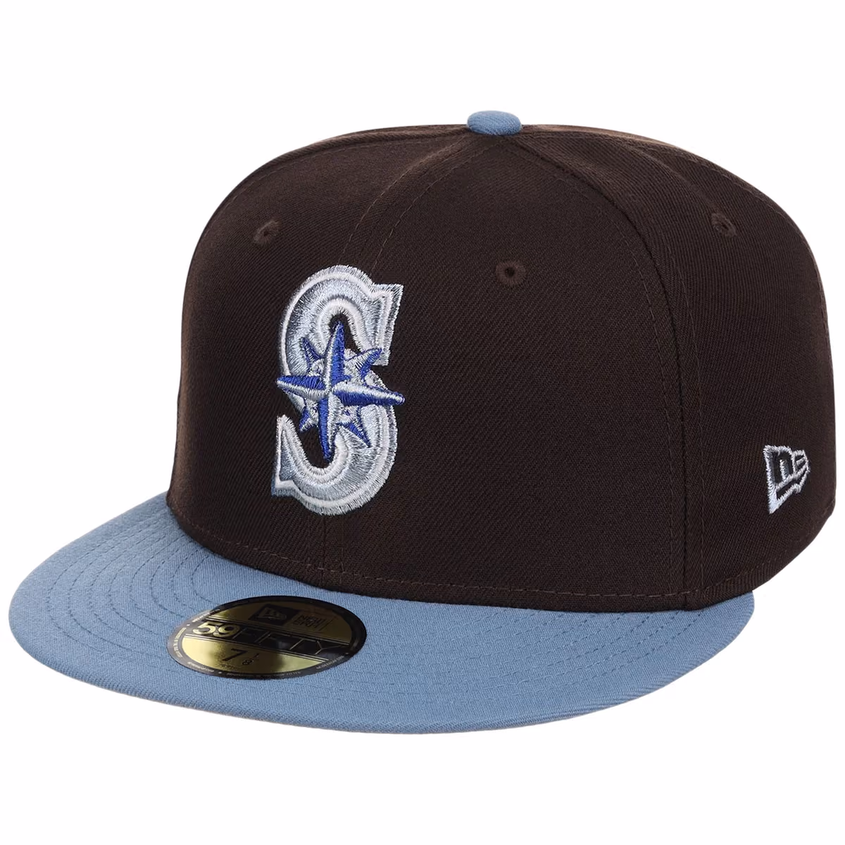 Seattle Mariners MLB Driftwood Fade New Era 59FIFTY detail view