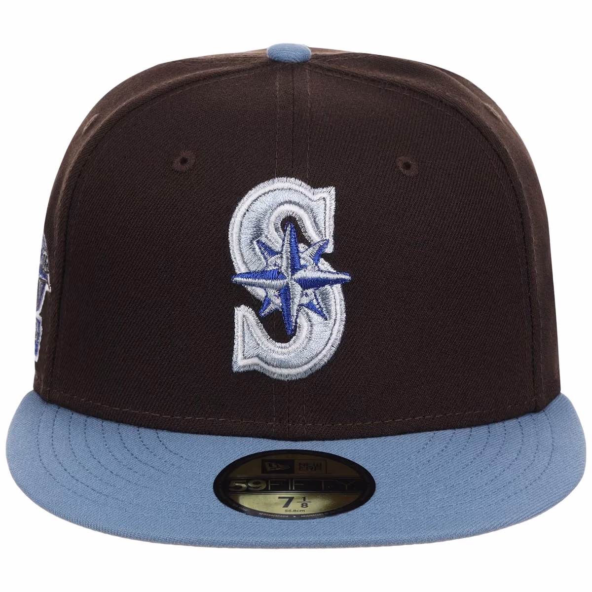 Seattle Mariners MLB Driftwood Fade New Era 59FIFTY detail view