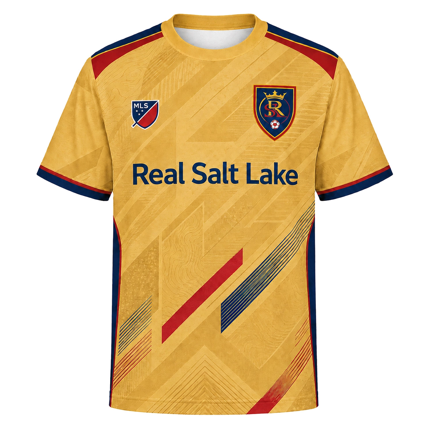 Real Salt Lake Soccer Jersey – Dynamic Gold Design