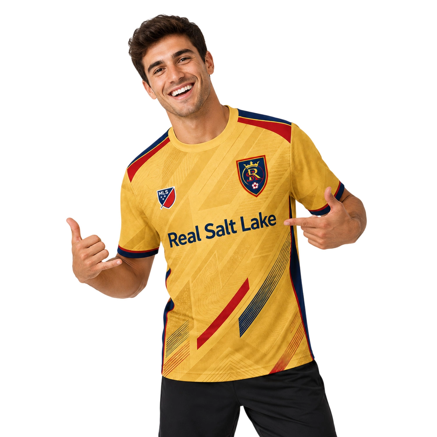 Real Salt Lake Soccer Jersey – Dynamic Gold Design