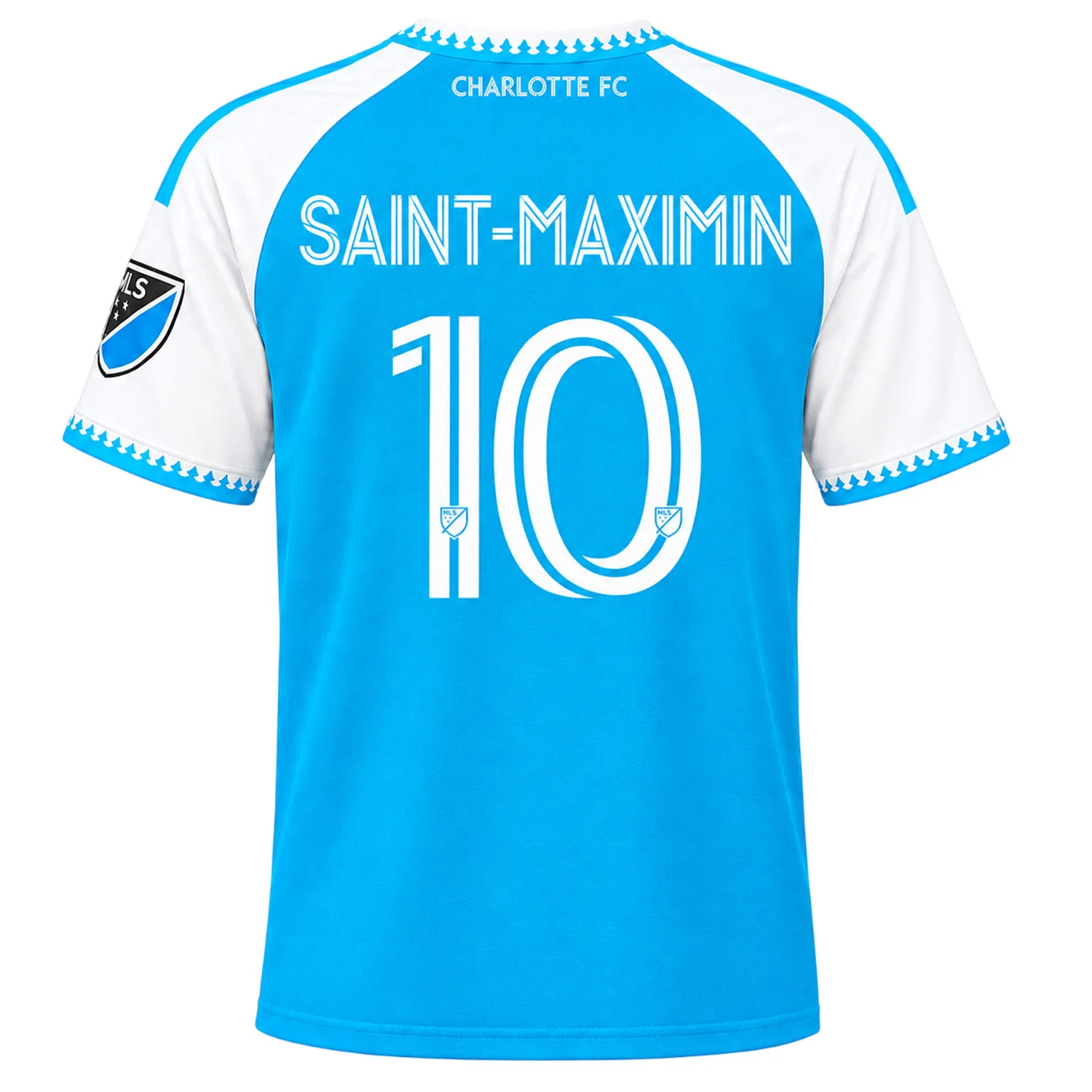 Allan Saint-Maximin Blue Jersey Vibrant Custom Charlotte FC Player 2026
