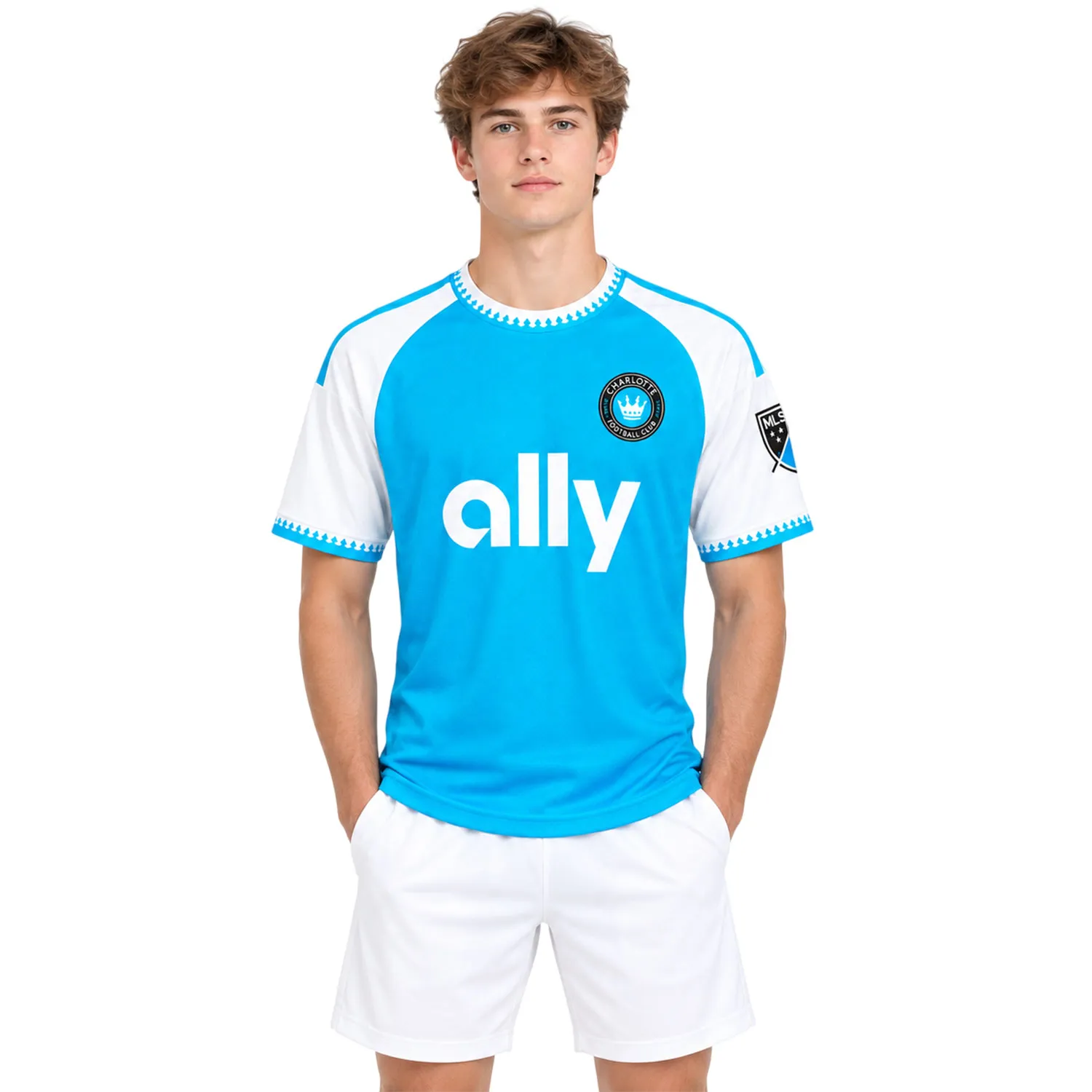 Allan Saint-Maximin Blue Jersey Vibrant Custom Charlotte FC Player 2026