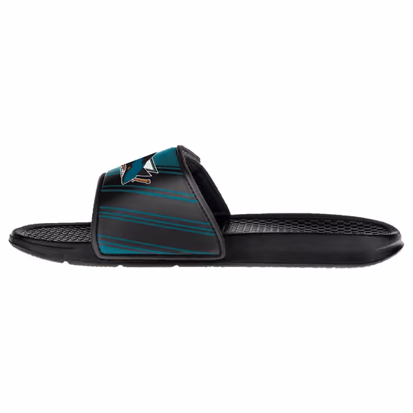 San Jose Sharks Legacy Velcro NHL Sport Slides view 2