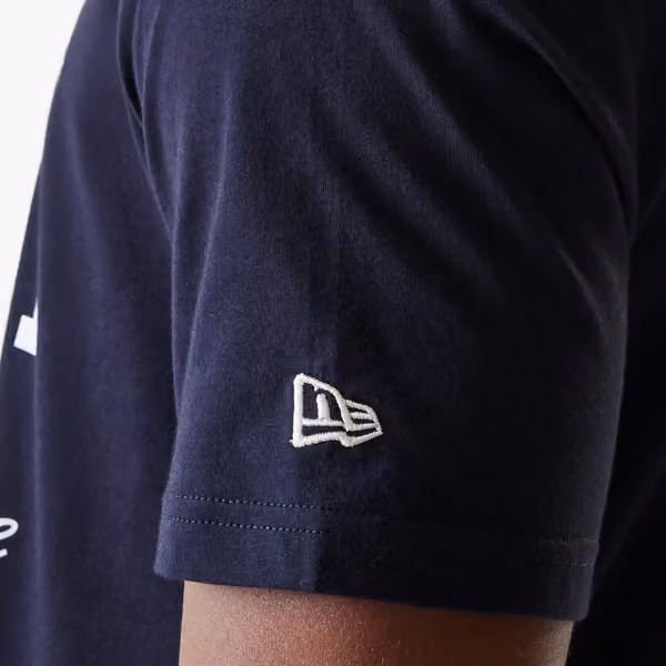 Detroit Tigers Wordmark New Era MLB T-Shirt Navy view 4