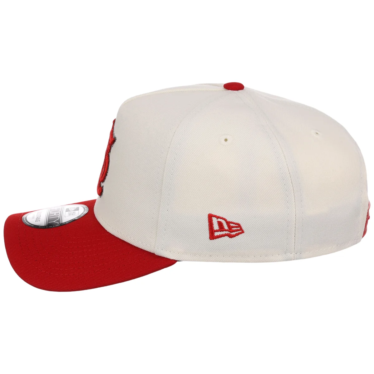 St. Louis Cardinals MLB Chrome x Red FASHION CORE New Era 9FORTY A-Frame detail view