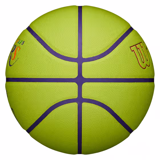 Los Angeles Lakers Neon Pop NBA Basketball (Size 7) view 4