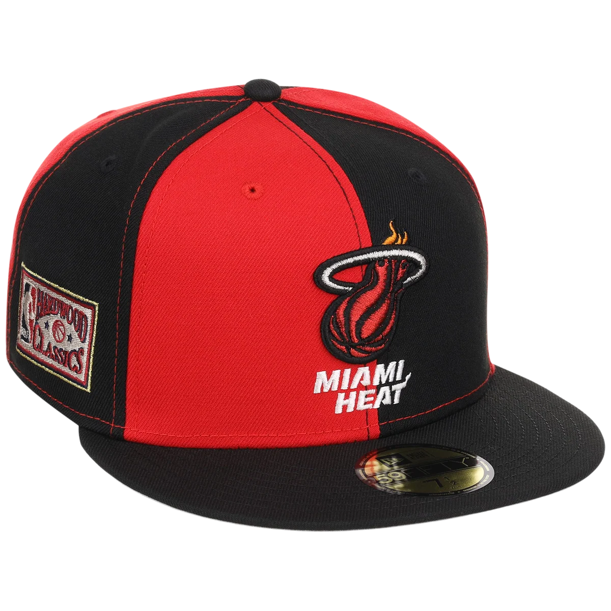 Miami Heat NBA Pinwheel 2.0 New Era 59FIFTY front view