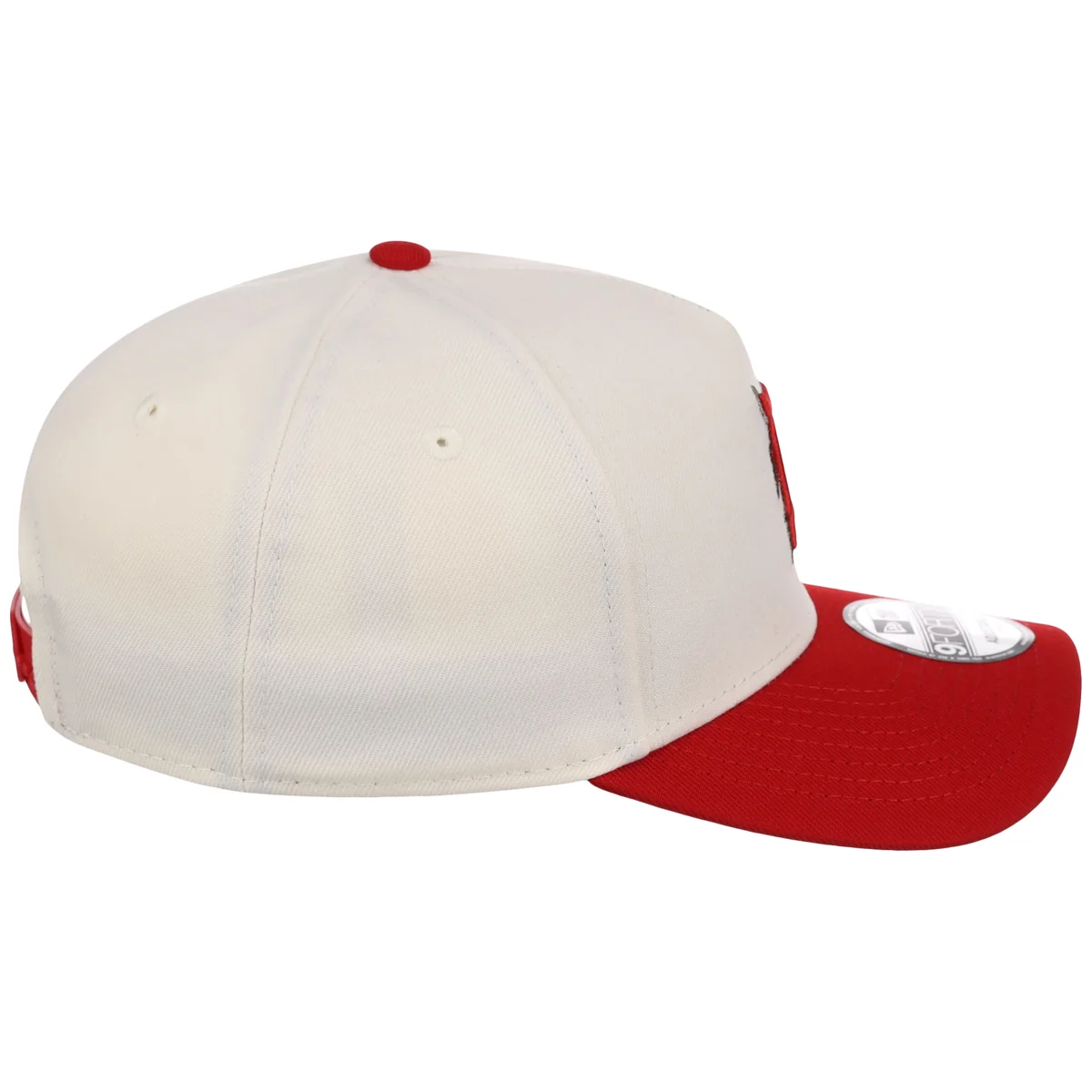 Detroit Tigers MLB Chrome x Red FASHION CORE New Era 9FORTY A-Frame detail view