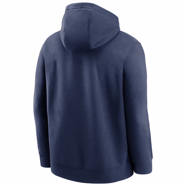 Seattle Mariners Nike Club Slack MLB Hoodie Navy view 2