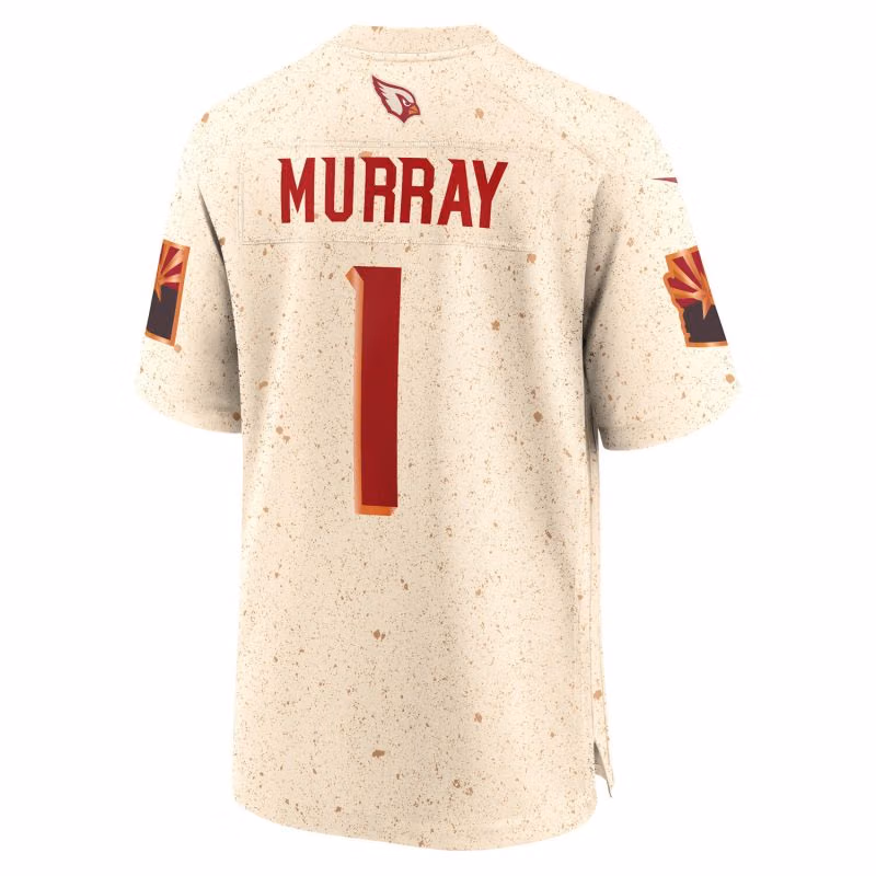 Kyler Murray #1 Arizona Cardinals 2025 Rivalries Game NFL Jersey Natural view 3