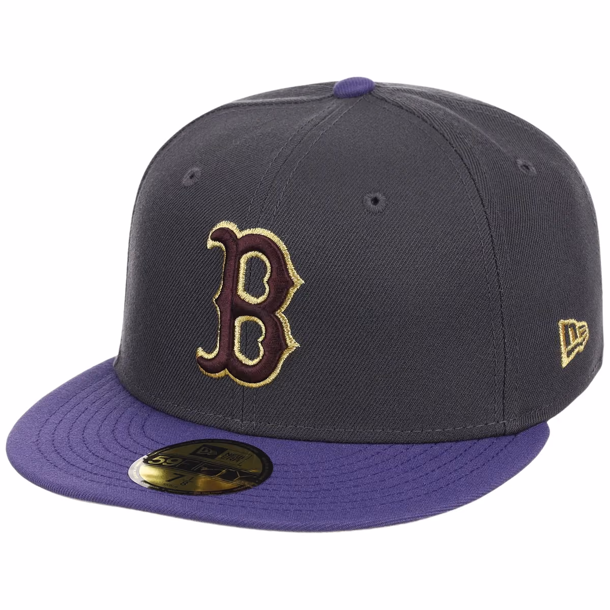 Boston Red Sox MLB Midnight Orchid New Era 59FIFTY detail view