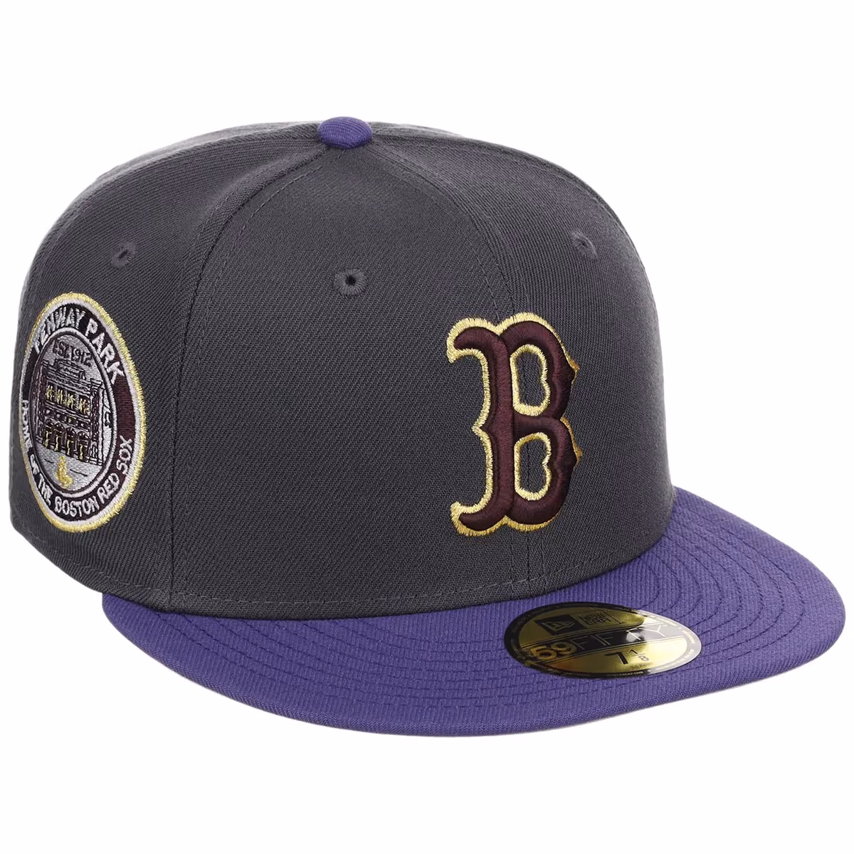 Boston Red Sox MLB Midnight Orchid New Era 59FIFTY front view