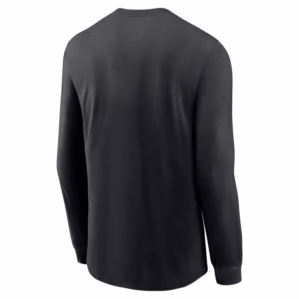 Las Vegas Raiders Full Blitz Rewind NFL Long Sleeve T-Shirt Black view 2