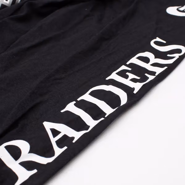 Las Vegas Raiders Full Blitz Rewind NFL Long Sleeve T-Shirt Black view 4