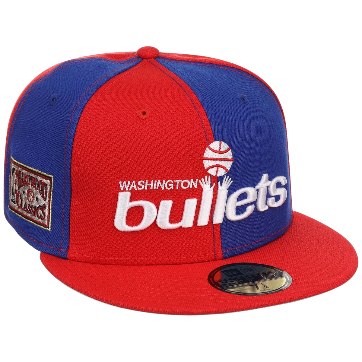 Washington Bullets NBA Pinwheel 2.0 New Era 59FIFTY front view