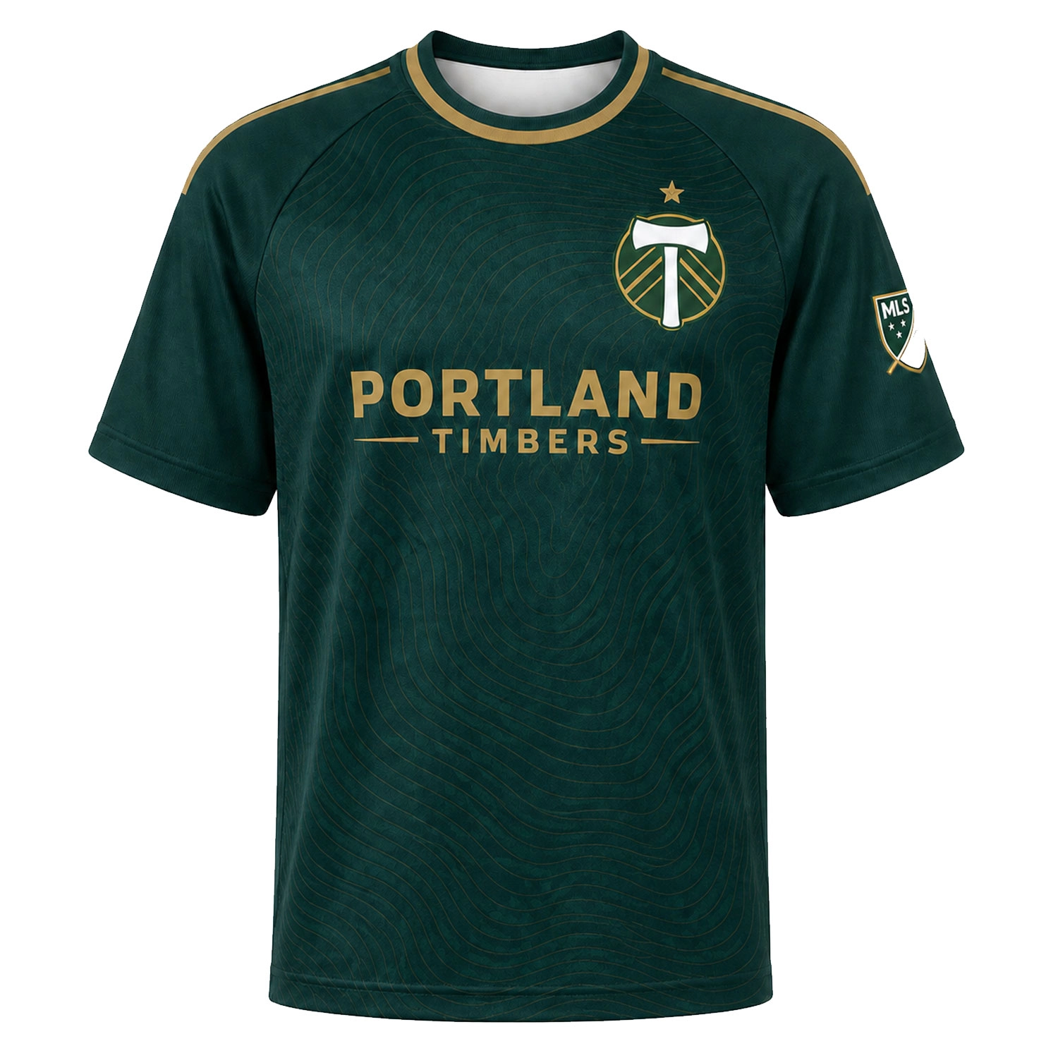 Portland Timbers Chara Jersey – Elite Green Gold Style