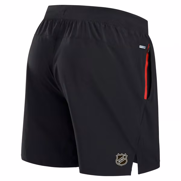 New Jersey Devils 2024/25 Authentic Pro Locker Room NHL Shorts Black view 3