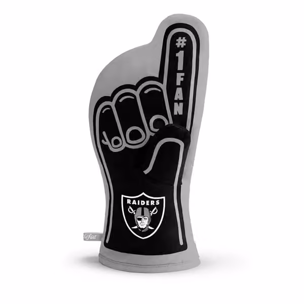 Las Vegas Raiders #1 Fan NFL Oven Mitt view 1