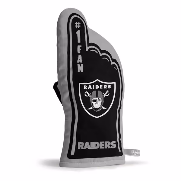 Las Vegas Raiders #1 Fan NFL Oven Mitt view 2