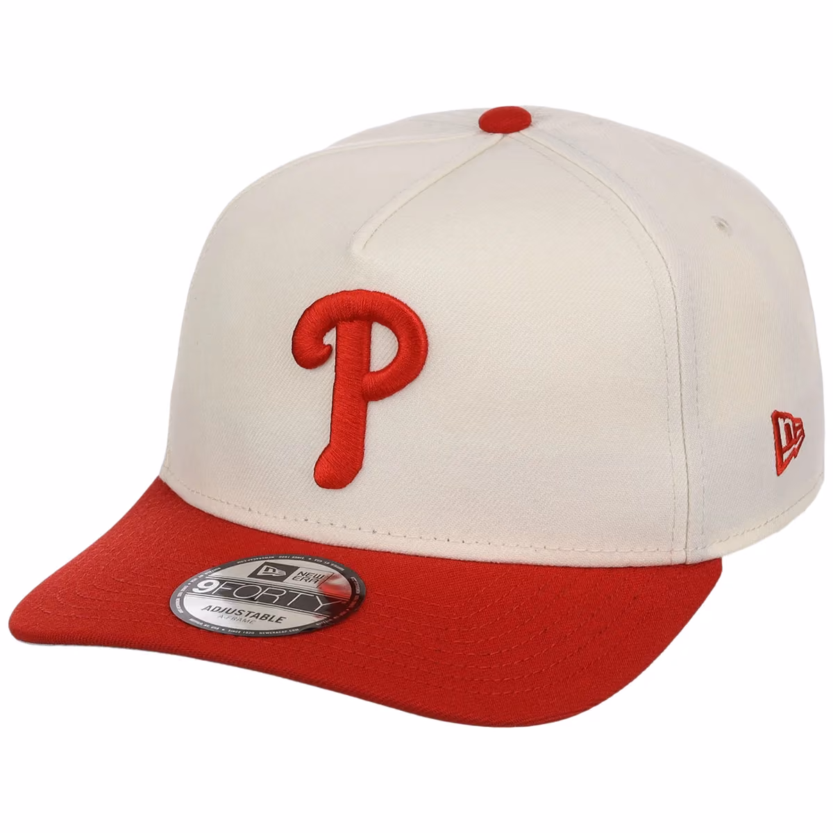 Philadelphia Phillies MLB Chrome OTC New Era 9FORTY A-Frame detail view