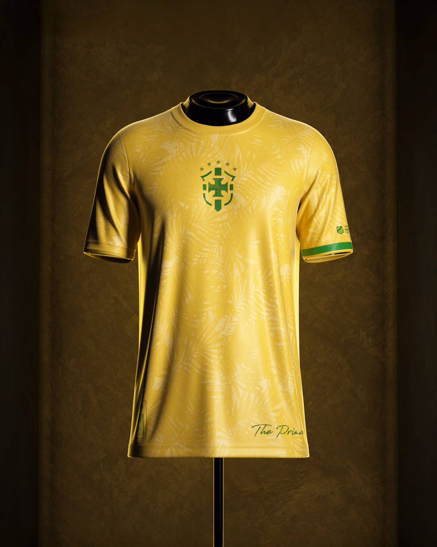 Jersevo Custom Personalized The Prince Jersey - Yellow front view