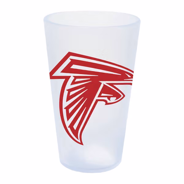 Atlanta Falcons Icicle Silicone NFL Pint Glass view 1