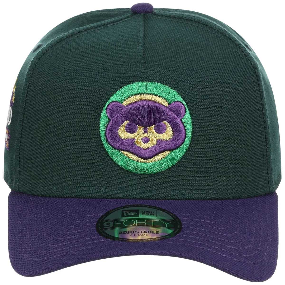 Chicago Cubs MLB Joke's on You New Era 9FORTY A-Frame detail view
