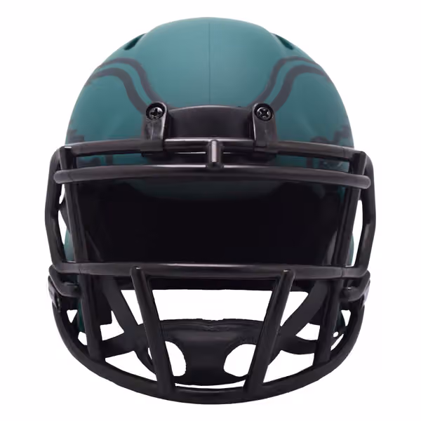 Philadelphia Eagles Rave Alternate NFL Speed Mini Helmet Green view 3