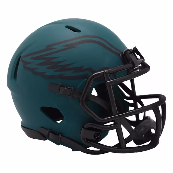Philadelphia Eagles Rave Alternate NFL Speed Mini Helmet Green view 1