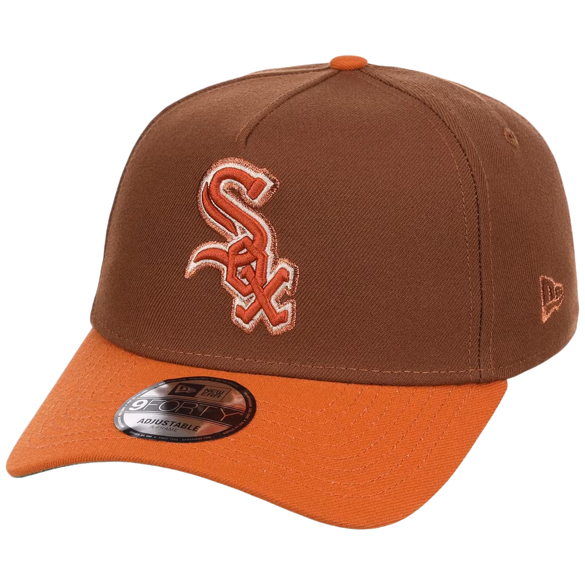 Chicago White Sox MLB Copper Harvest New Era 9FORTY A-Frame detail view